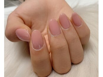 モモ(Momo)/シンプルワンカラーネイル