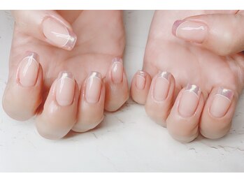ネイルアンドアイラッシュサロン エスポアール(nail&eyelash salon espoir)/オーロラフレンチ