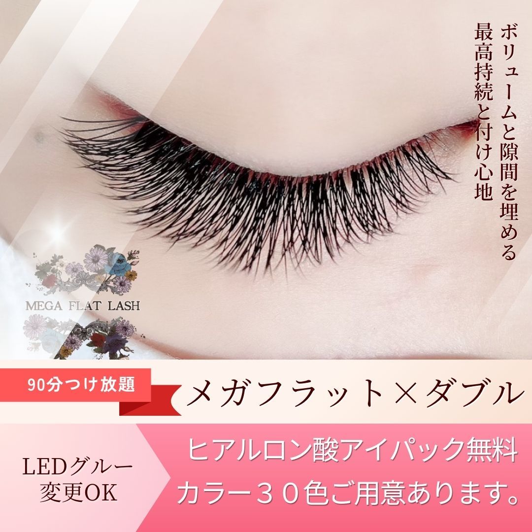 フラットラッシュ × マツエクサロン お得に予約するなら！(254