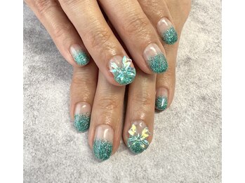 ラメグラデーション