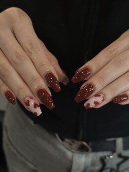 ロミー(Rommy)/バレンタインネイル