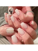 Nail salon Hana-JNEC1級所持/ネイルケア/持ち込み/長さだし/スカルプ/マグネット-/シンプルめ持ち込みデザイン
