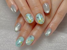 ウルネイル(Uru nail)/押し花ネイル