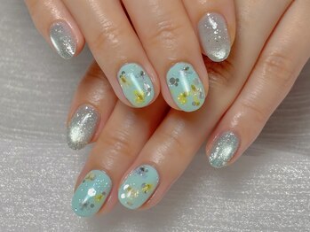 押し花ネイル