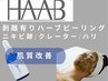 【剥離ありハーブピーリング】HAAB REPRO 本気の肌質改善｜90分