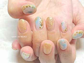 サロン ド メルシー(Salon de MERCI)/大理石風art☆