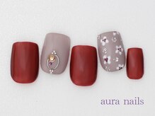 アウラネイルズ(aura nails)/☆ベーシックデザイン￥7800
