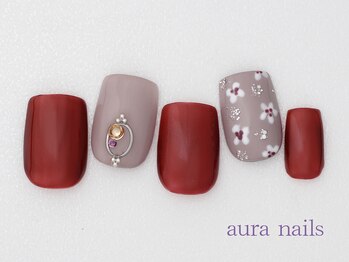 アウラネイルズ(aura nails)/☆ベーシックデザイン￥7800