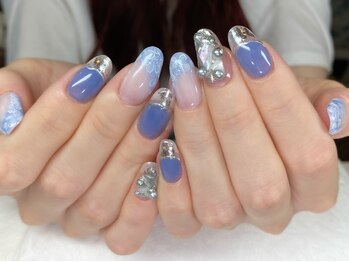 アンクール(an kool)/【ネイル】紫陽花