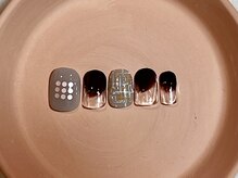 カラ ネイル 中津店(calla nail)/あったか◎ツイードネイル