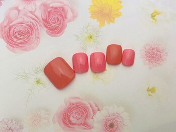 ネイルサロン&スクール ジーナ(GINA)/春色かわいいワンカラー