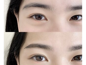 アイブロウドット 西宮(iBROW.)/美眉スタイリングBefore→After