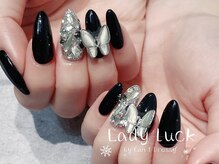 レディラック バイ キャンアイドレッシー(Lady Luck by Can I Dressy)/ブラック×埋め尽くし