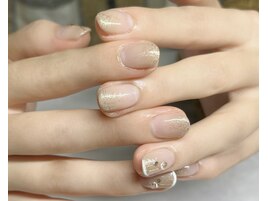 シンプルグラデ×オーナメント