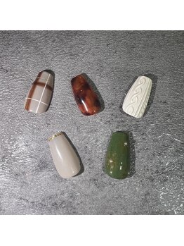 ワイズビューティー 京橋店(y's beauty)/秋のサンプルネイル