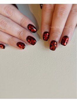 ハートホロネイル