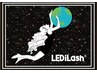 【束感が映えるLEDマツエク】フラット140本 (オフ・CT込み) ¥7500