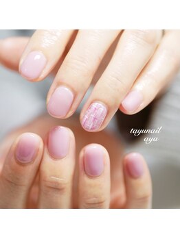 たゆ ネイル(たゆnail)/ツイードネイル