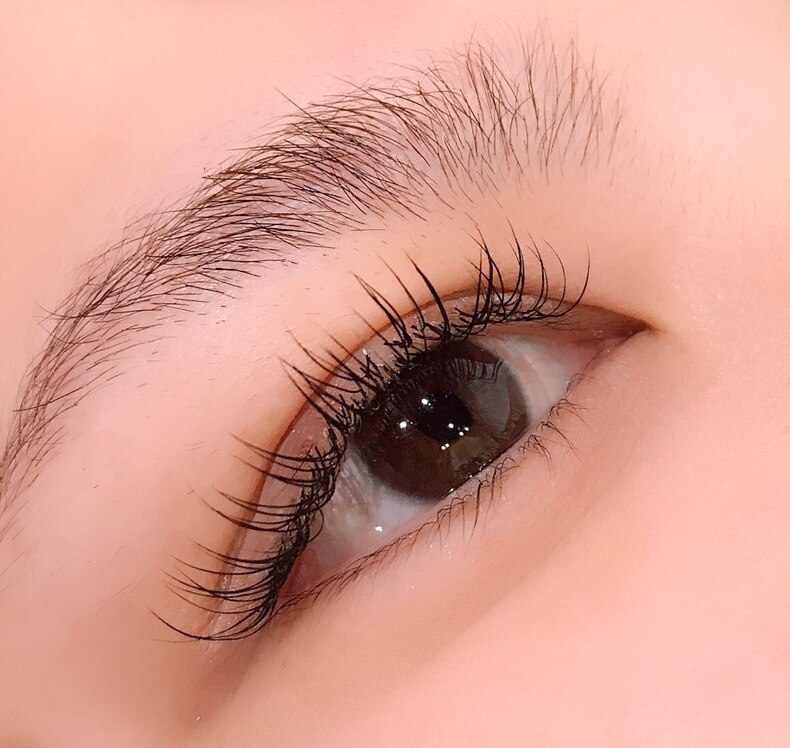 再来【まつげエクステ100本】コーティング込み セーブル\5300/フラット\5800