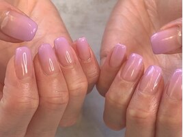 ラベンダーカラーネイル