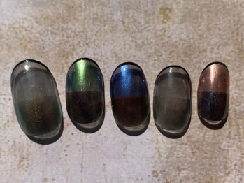 シープラスエー(C+A)/バイカラーミラーネイル