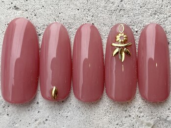 フリークネイル(FREAK Nail)/シンプルパーツアート ¥7000