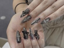 ネイルズバー 新宿店(Nails Bar)/ダークシルバーネイル