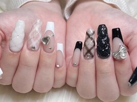 ★フレンチ×チェックネイル★