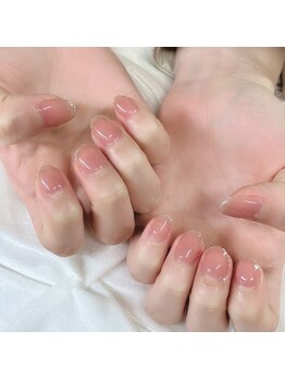 シンデレラジェル(シンデレラGEL)/先端に華やかラメデザイン