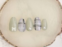 ネイルサロン フローリア(nail salon Florir)/チェック柄ネイル