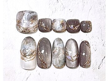 ネイルサロン 爪の写真/お客様の理想のデザインを実現します!お得な定額ネイルで無理なく通いやすいネイルサロン♪