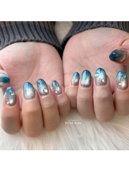 リッシュ ドゥ(RICHE deux)/シルバーマグ × ブルーグラデ