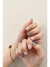 ニキ ヘアー ネイル(niki hair nail)/マットくすみグリーン