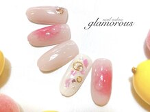 ネイルグラマラス 西新井店/《パラジェル》春色チークネイル