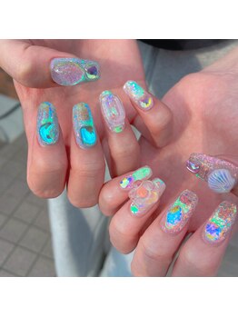 スマイル ネイル ラボラトリー(Smile nail laboratory)/Free art+α/うるうる盛り