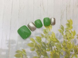 グリーン×シルバー