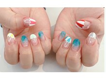 アトリエ ペーニクルス(Atelier Peniculus.)/推しネイル　傘ネイル
