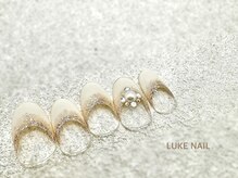 ルークネイル 恵比寿店(LUKE NAIL)/キラキラフレンチ　クリスマス