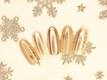 ネイルミュージアム(Nail Museum)/【秋】ミラーネイル