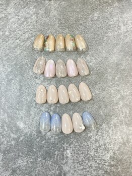 ネイルアンドアイラッシュ アール(ar)/シンプルなトレンドコース