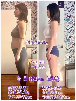 サロン ド ピラティス ラワンデル(salon de pilates)/ダイエットビフォーアフター
