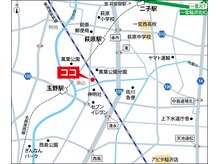 くつろぎ/簡易地図その１〈やや広い地図〉