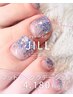 【Foot Nail】ラメグラデーション¥4.180