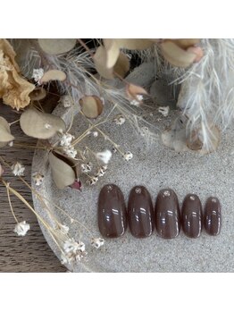 アヴェックアムール 豊田(avec amour)/natural ラメドットネイル