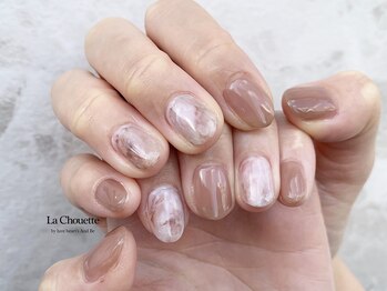 ラ シュエット(La Chouette by luve heart's And Be)/【大理石風】4本ART￥6500～