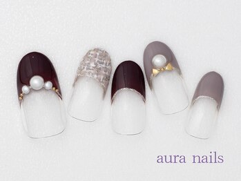 アウラネイルズ(aura nails)/☆ハンドデザインコース　¥8800