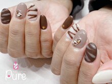 ピュア(Pure)/バレンタインネイル