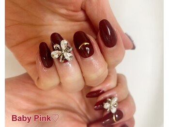 ネイルサロン ベビーピンク(Nail salon BABY PINK)/お正月ネイル☆