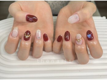 ワンカラー6本アート付