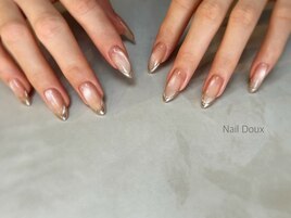ミラーフレンチネイル